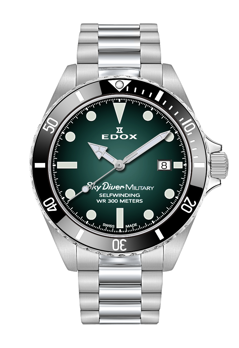 EDOX SkyDiver Military - grün