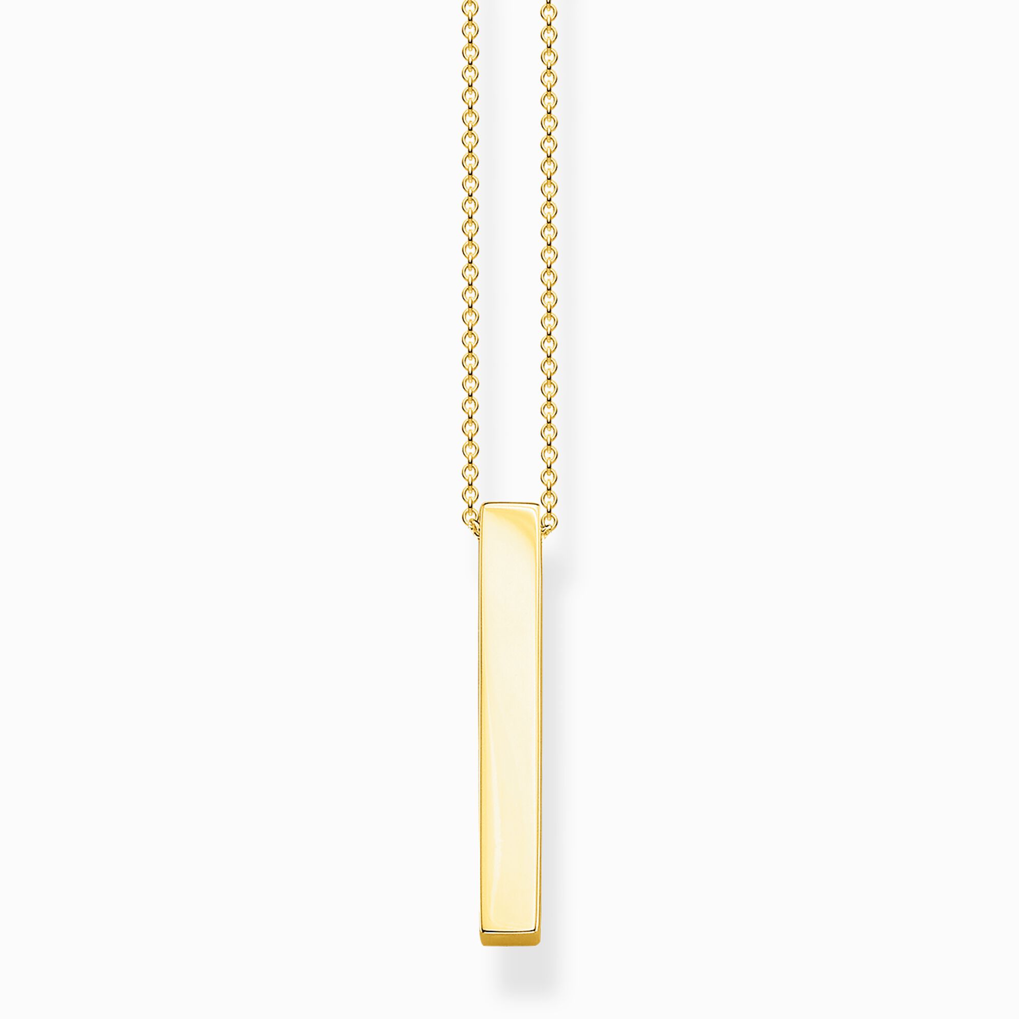 Thomas Sabo Kette Quader vergoldet