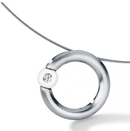 Humphrey Collier mit Diamanten in Glas