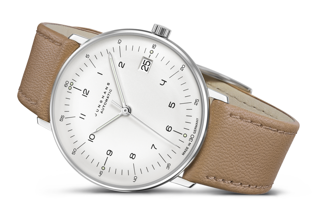 Junghans max bill kleine Automatik - Lederband