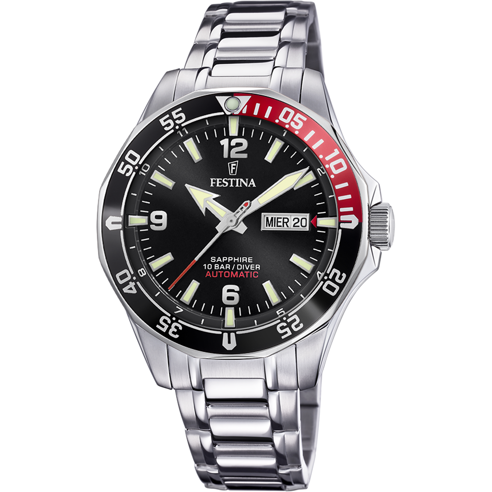 FESTINA AUTOMATIK - schwarz