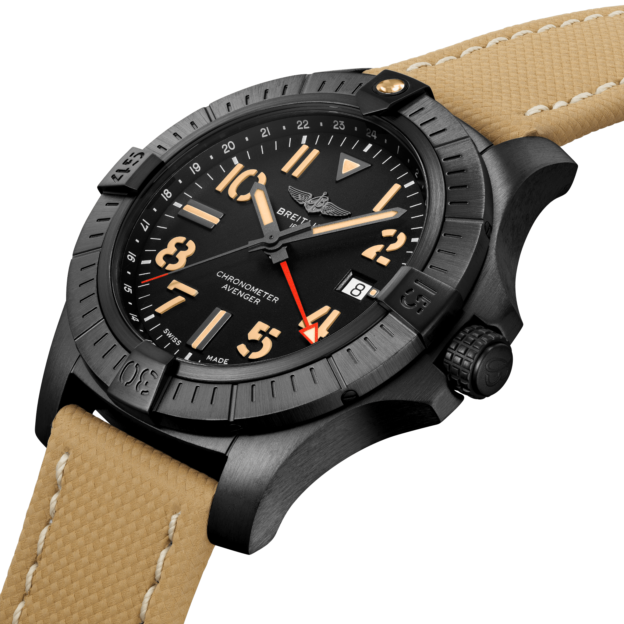 Breitling  Avenger Automatic GMT 45 Night Mission 