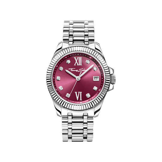 Thomas Sabo Damenuhr Divine Burgundy