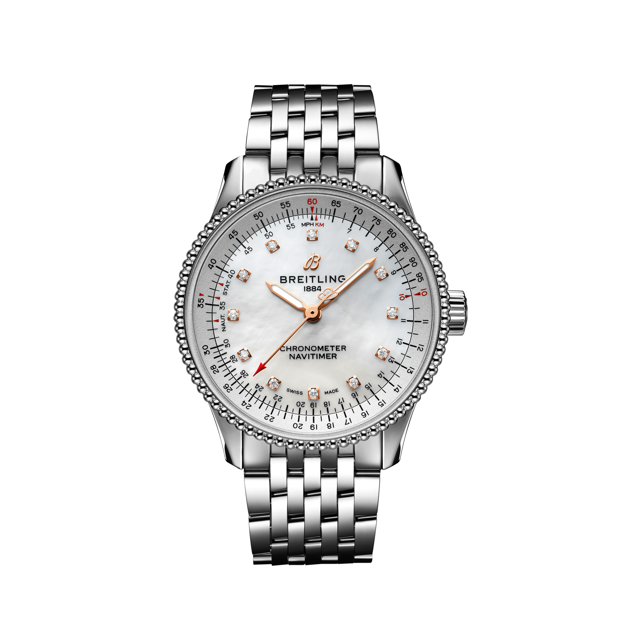 Breitling Navitimer Automatic 35 Perlmutt