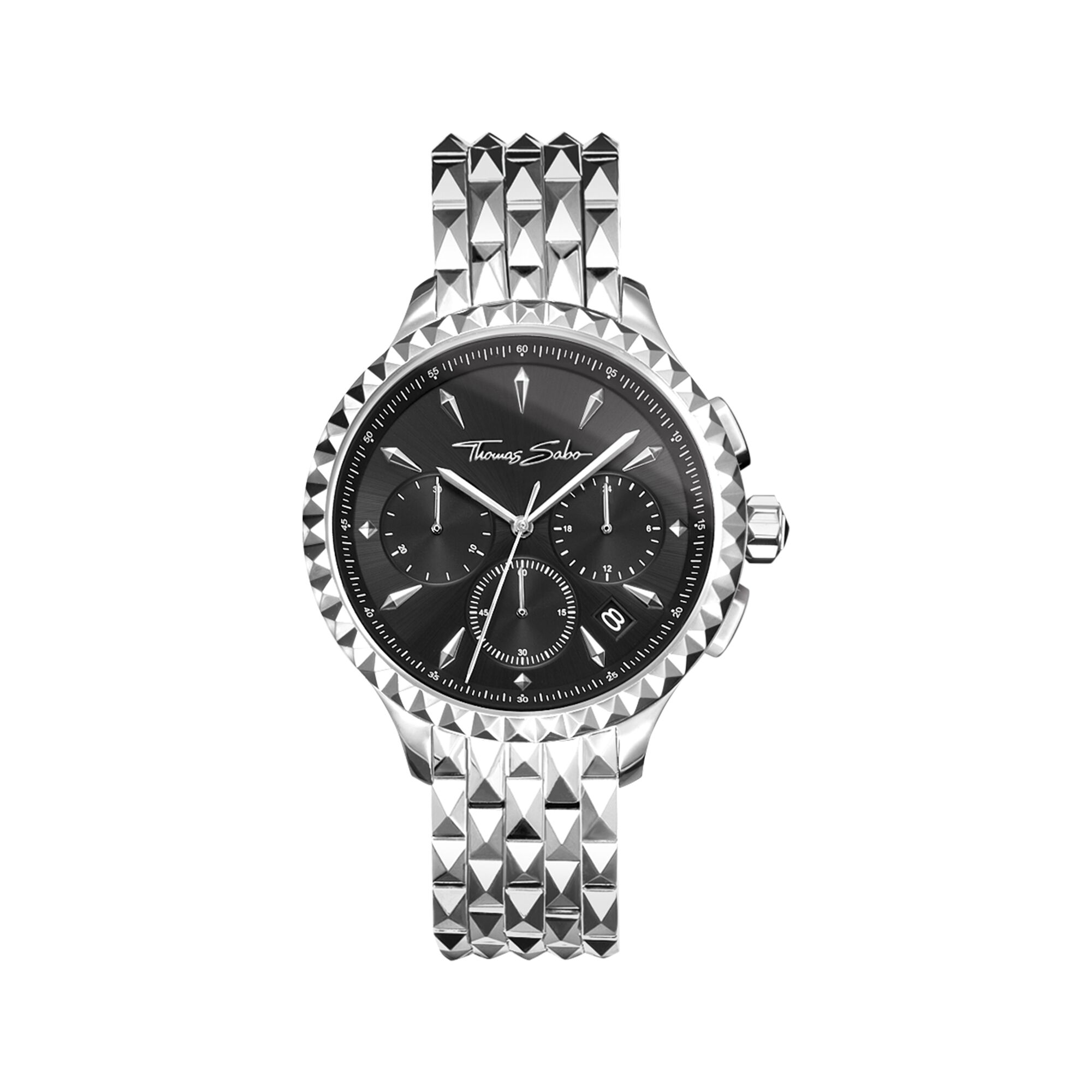 Thomas Sabo Rebel at Heart Chronograph - schwarz