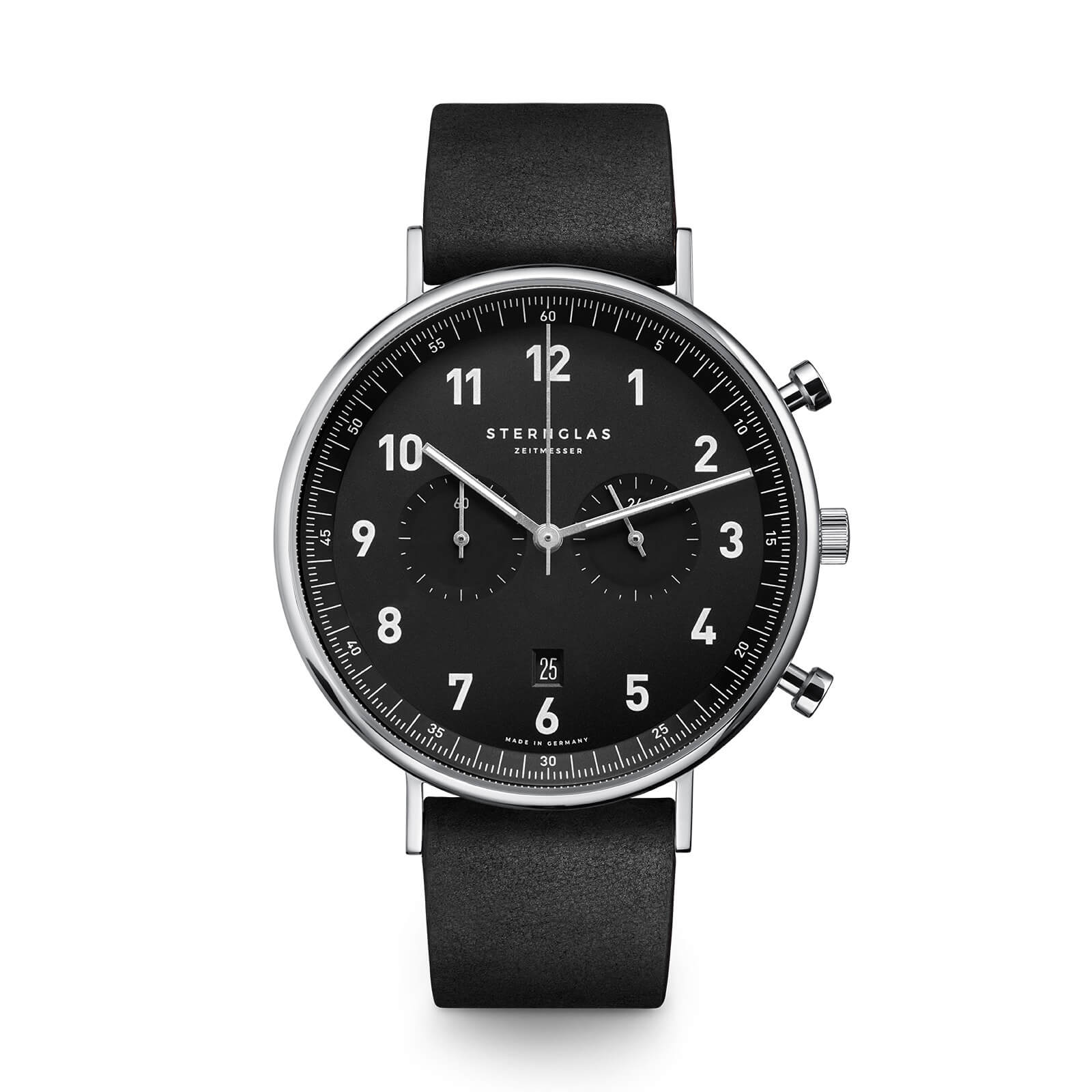 Sternglas Chrono schwarz 43mm Quarz