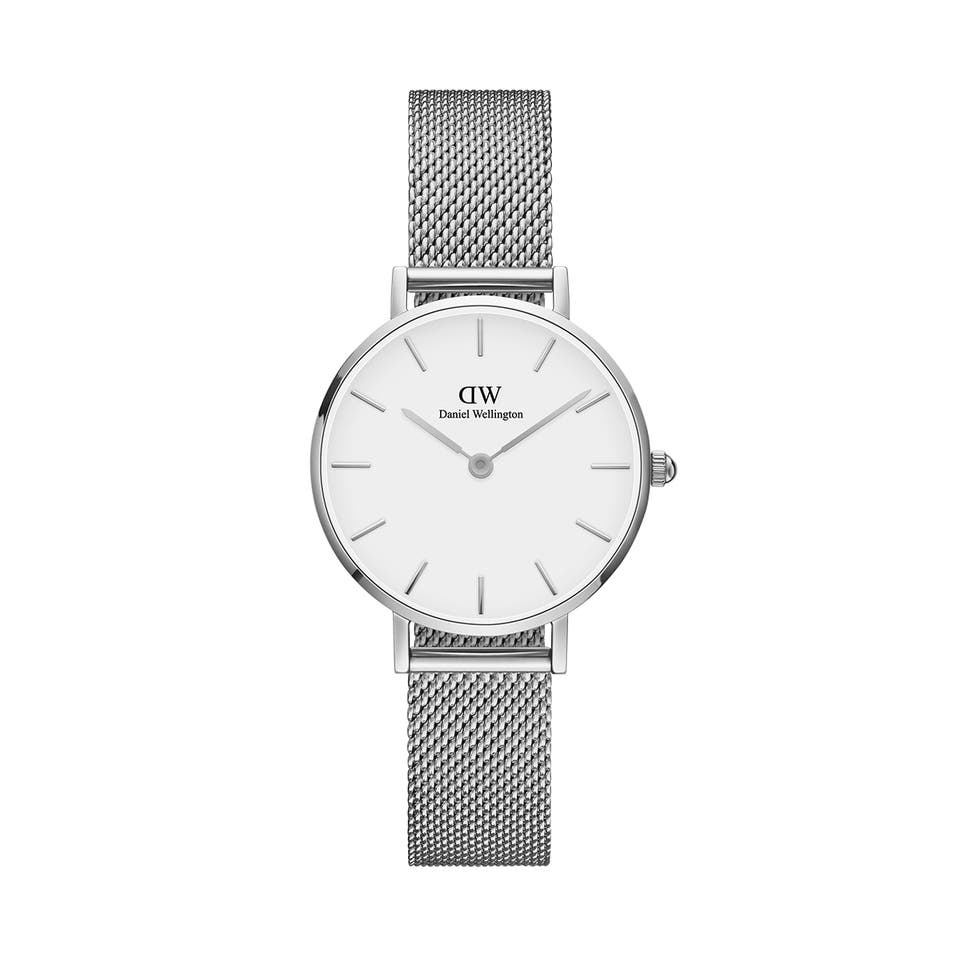 Daniel Wellington Petite Sterling  - weiß