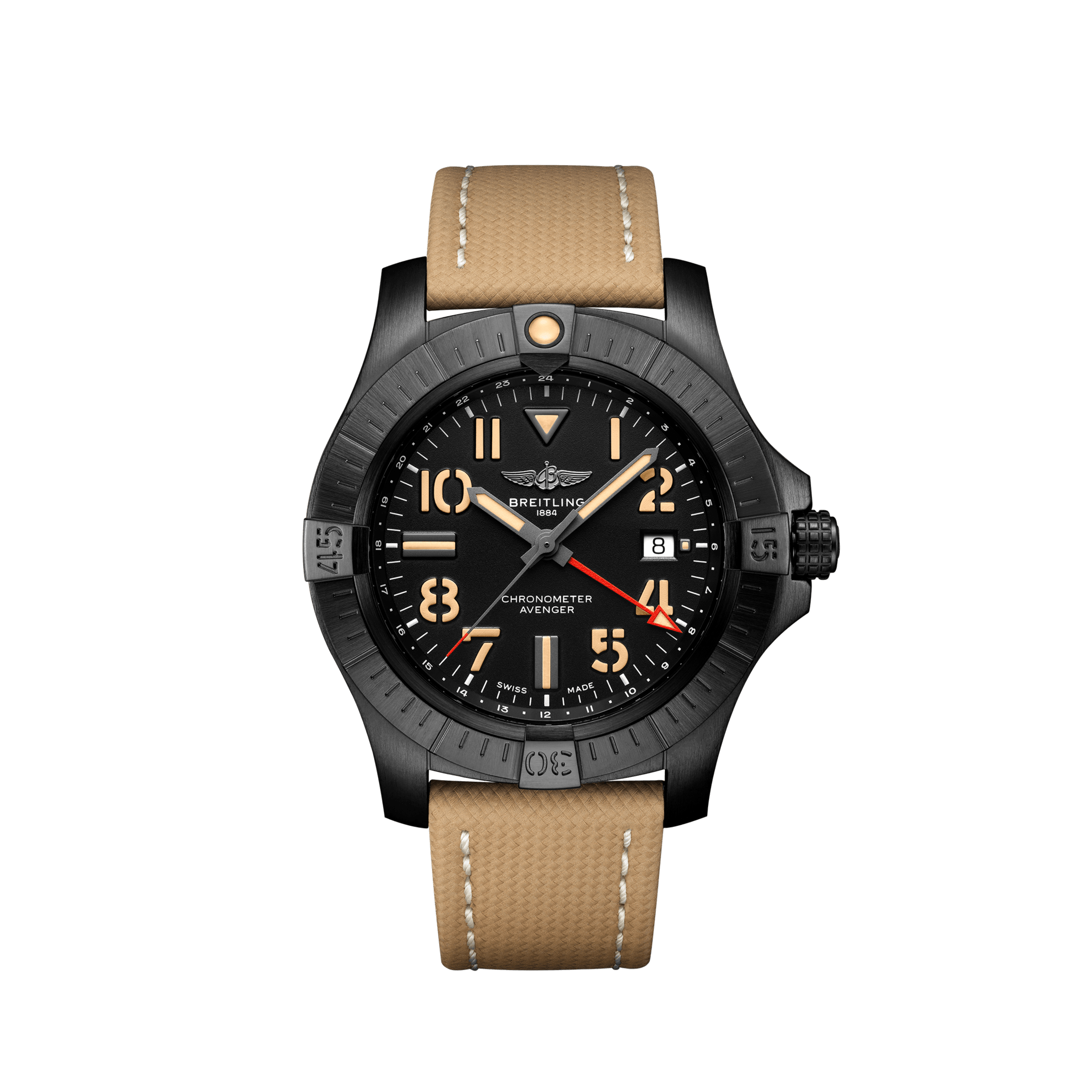 Breitling  Avenger Automatic GMT 45 Night Mission 