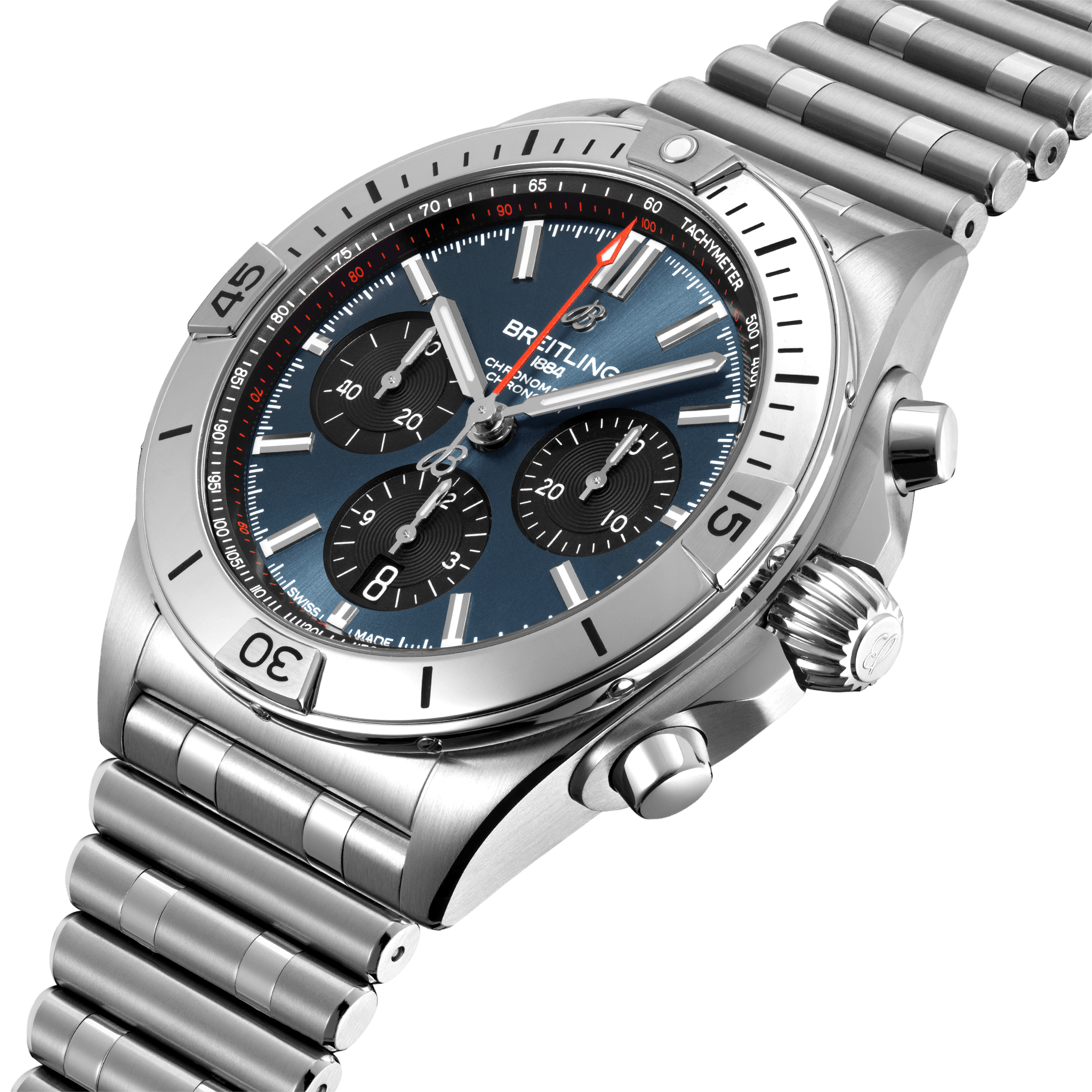 Breitling Chronomat B01 42 Edelstahl - Blau