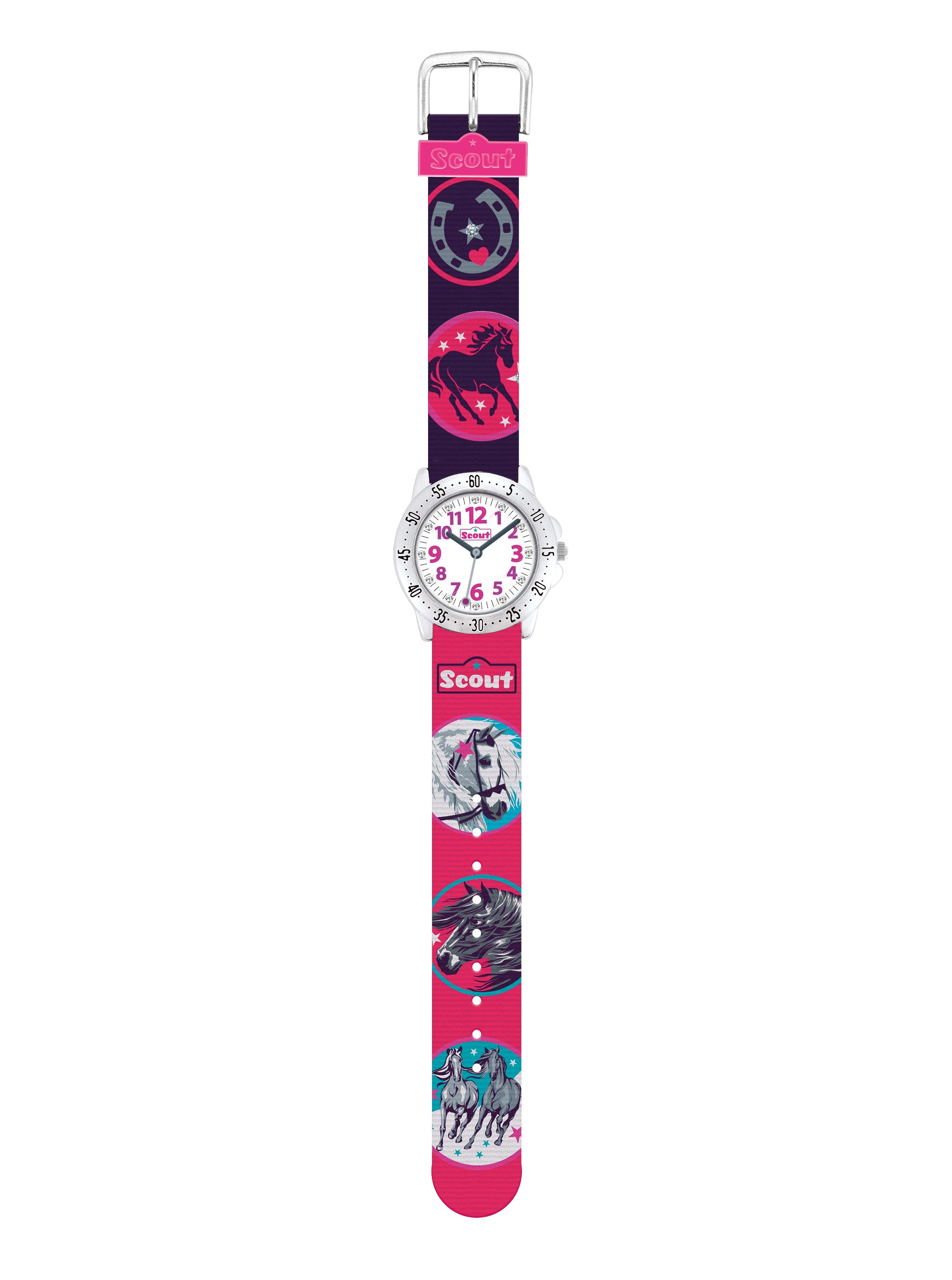 Scout Action Girls Pferde - pink
